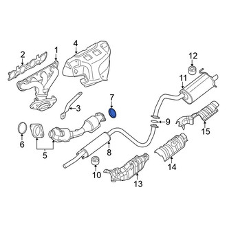 Nissan OE - Front Exhaust Muffler Gasket