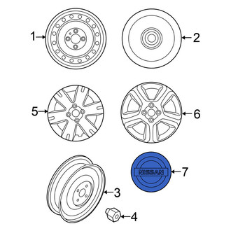 Nissan OE - Wheel Cap