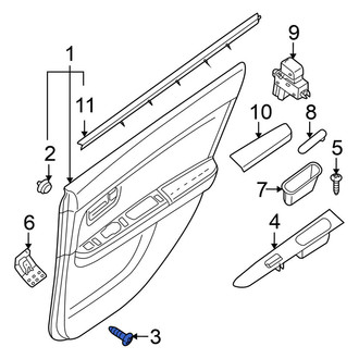 Nissan OE - Keyless Entry Antenna Screw