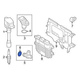 Nissan OE - Engine Crankshaft Position Sensor O-Ring
