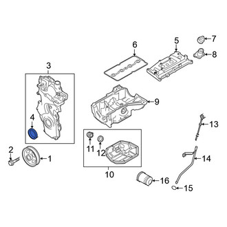 Nissan OE - Front Engine Crankshaft Seal