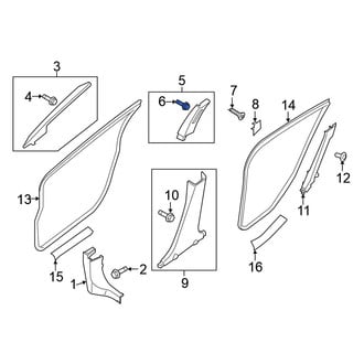 Nissan OE - Lower Liftgate Trim Panel Clip