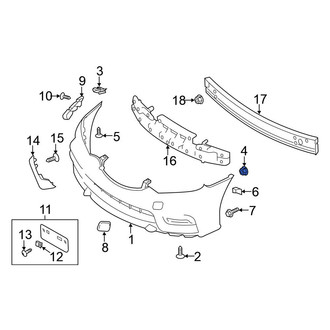 Nissan OE - Bumper Cover Grommet