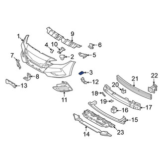 Nissan OE - Bumper Cover Nut
