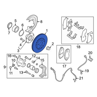 Nissan OE - Front Disc Brake Rotor