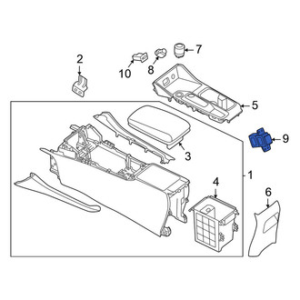 Nissan OE - Rear 12 Volt Accessory Power Outlet