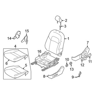 Nissan OE - Rear Seat Cushion Clip