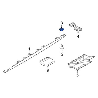 Nissan OE - Rocker Panel Molding Cap
