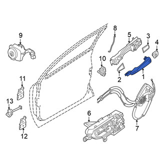 Nissan OE - Rear Outer Exterior Door Handle