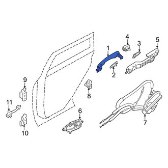 Nissan OE - Rear Outer Exterior Door Handle