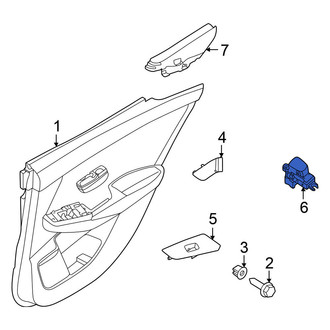Nissan OE - Rear Door Window Switch