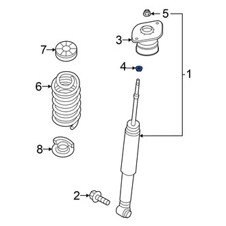 Nissan OE - Horn Nut