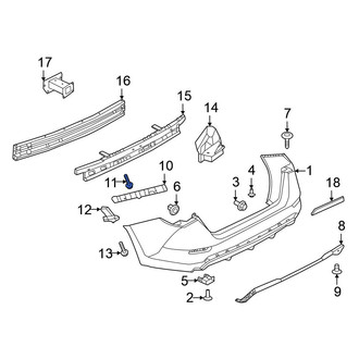 Nissan OE - Bumper Cover Screw