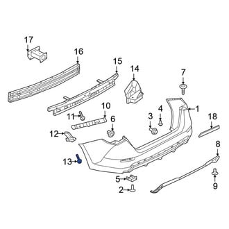 Nissan OE - Bumper Trim Screw