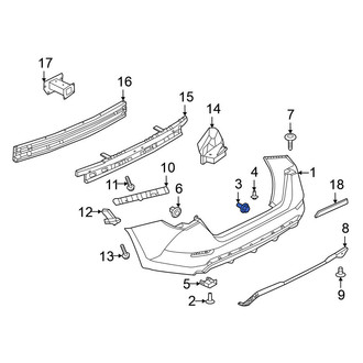 Nissan OE - Bumper Cover Screw