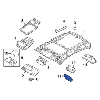 Nissan OE - Sun Visor Light