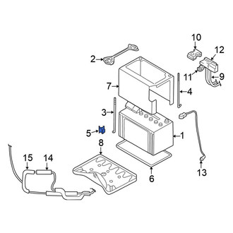 Nissan OE - Battery Hold Down Clip