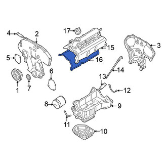 Nissan OE - Left Engine Valve Cover Gasket