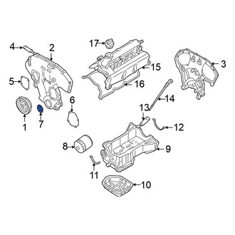 Nissan OE - Rear Engine Crankshaft Seal