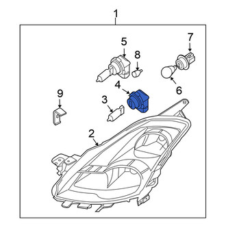 Nissan OE - Front Side Marker Light Socket