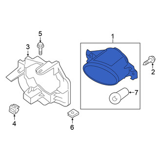 Nissan OE - Front Right Fog Light