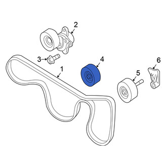 Nissan OE - Right Accessory Drive Belt Idler Pulley