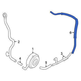 Nissan OE - Engine Oil Cooler Line