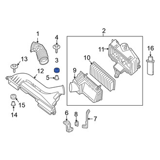 Nissan OE - Lower Air Filter Housing Grommet