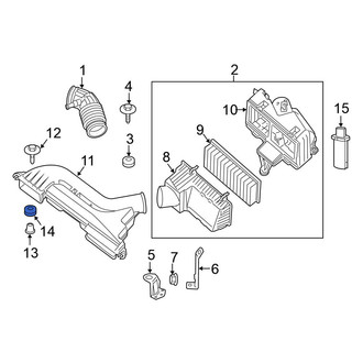 Nissan OE - Air Filter Housing Insulator
