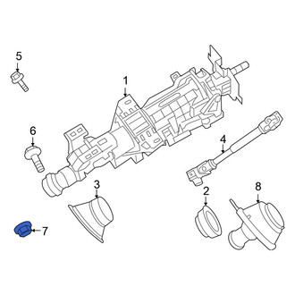 Nissan OE - Steering Shaft Universal Joint Nut