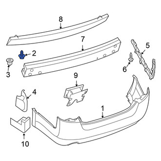 Nissan OE - Bumper Corner Cover Screw