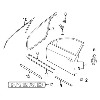 Nissan OE - Fender Filler Panel Clip