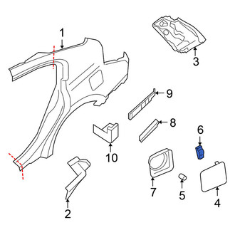 Nissan OE - Fuel Door Spring