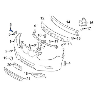 Nissan OE - Front Bumper Cover Bolt
