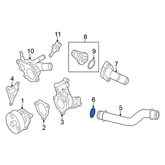 Nissan OE - Engine Coolant Pipe O-Ring