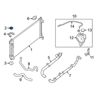 Nissan OE - Upper Radiator Insulator