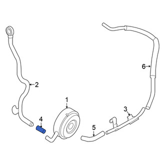 Nissan OE - Engine Oil Cooler Line