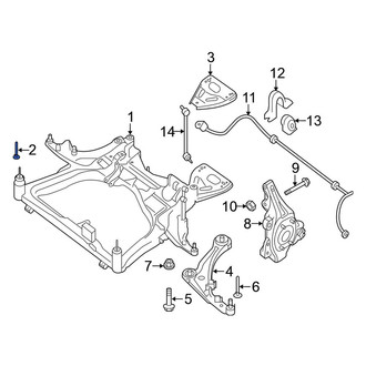 Nissan OE - Front Engine Cradle Bolt