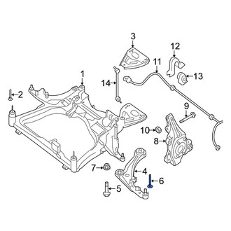 Nissan OE - Rear Suspension Control Arm Bolt