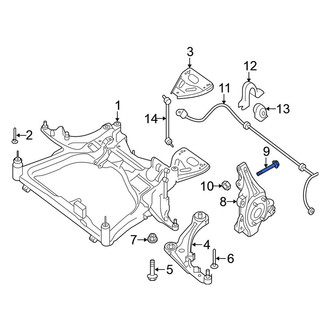 Nissan OE - Lower Steering Knuckle Bolt