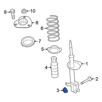 Nissan OE - Suspension Strut Mount Nut