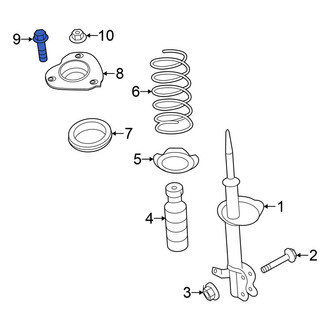 Nissan OE - Suspension Strut Mount Bolt