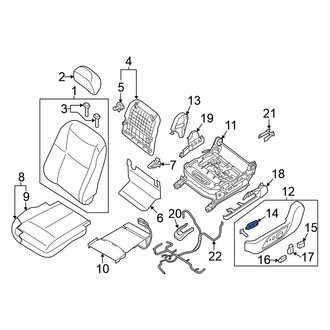 Nissan OE - Front Left Power Seat Switch