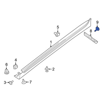 Nissan OE - Rocker Panel Molding Clip