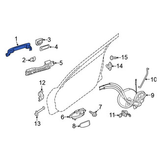 Nissan OE - Rear Outer Exterior Door Handle