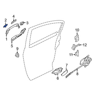 Nissan OE - Front Outer Exterior Door Handle Gasket