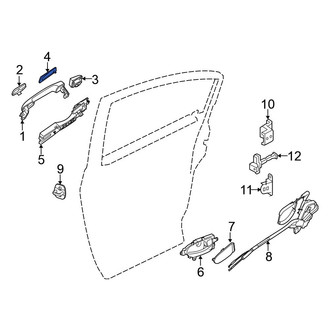 Nissan OE - Front Exterior Door Handle Cover Gasket
