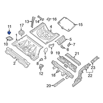Nissan OE - Battery Hold Down Clip