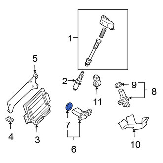 Nissan OE - Engine Crankshaft Position Sensor O-Ring