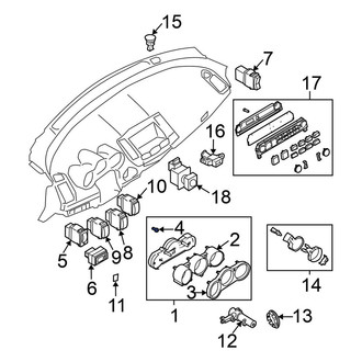 Nissan OE - Instrument Panel Light Bulb